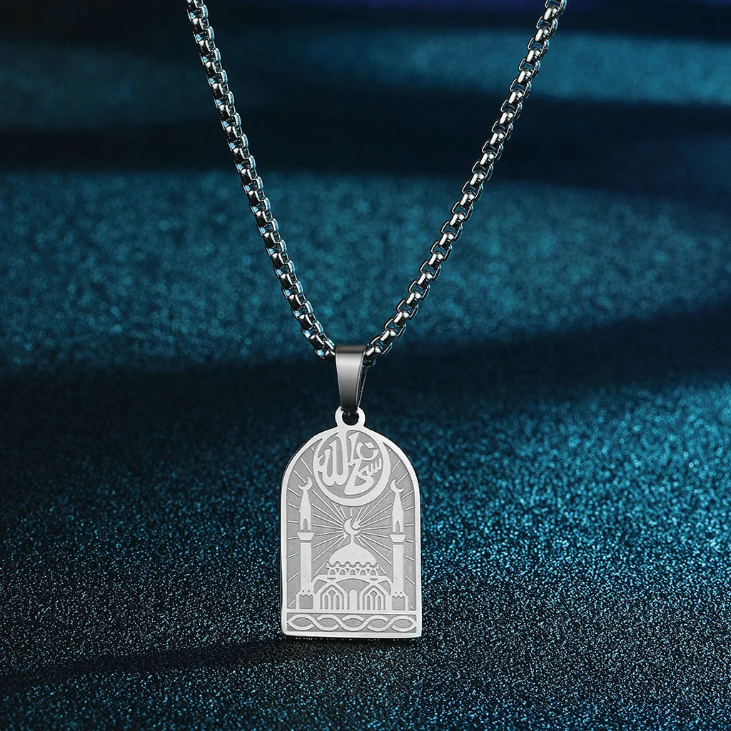 CHENGXUN Dainty Chef Knife Pendant Necklace for Women Men Steel Knife Charm Neck Chain Male Talisman Amulet Protection Jewelry
