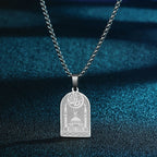 CHENGXUN Dainty Chef Knife Pendant Necklace for Women Men Steel Knife Charm Neck Chain Male Talisman Amulet Protection Jewelry