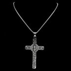 Catholic Saint Benedict Cspb Medal Pendant Necklace for Women Men Stainless Steel Silver Color Chain Jewery san benito Gift
