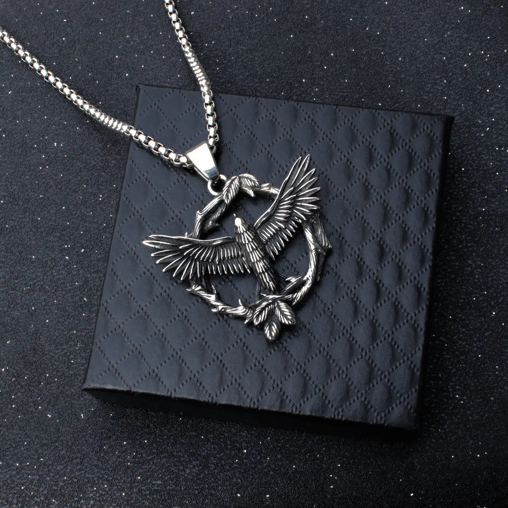 Gothic Cross Steel Pendant European American Retro