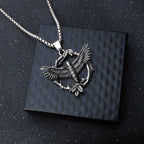 Gothic Cross Steel Pendant European American Retro