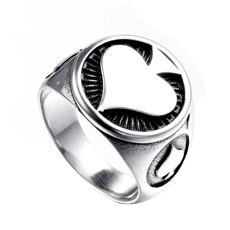 Korean Version Of Simple Ring Men Women Punk Hip Hop Stainless Steel Biker Men Ring Fashion Simple Jewelry Gift Wholesale