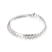 4/5/7mm Snake Chain Shiny Polished Link Couple Bracelet Simple Stainless Steel Trend Jewelry Gifts Multiple Sizes