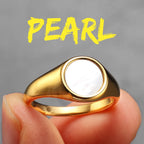 Shell Minimal Ring — Stainless Steel