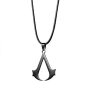 Crest Chunky Stainless Steel Chain Necklace