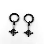 Cross Ghost Band Chain Necklace — Stainless Steel