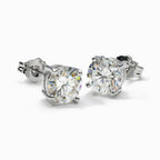 925 Silver VVS Moissanite Stud Earrings