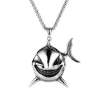 Shark Steel Pendant European American Evil