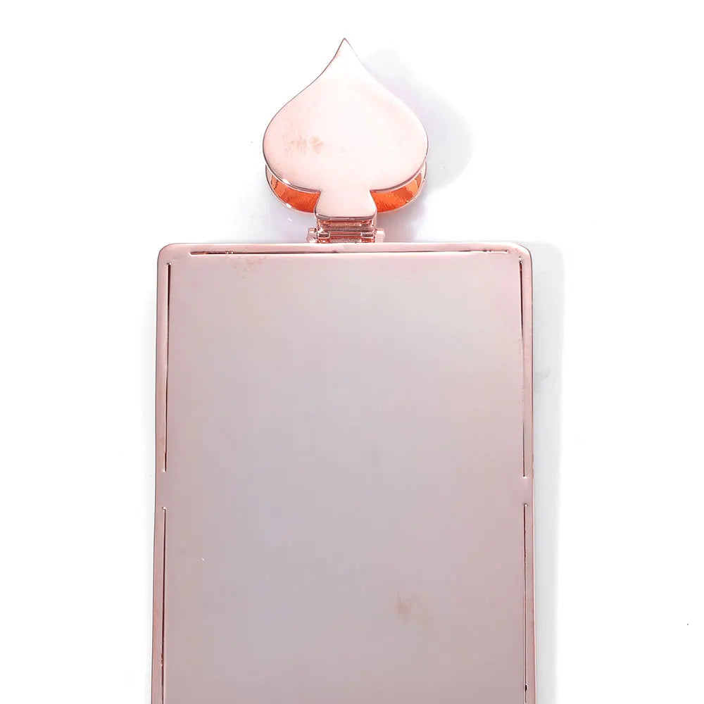 Rose Gold Iced Out Rectangle Pendant