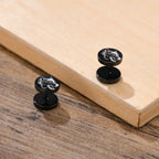 Wolf Stud Earrings — Stainless Steel
