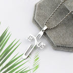 Anime Cross Chain Pendant Necklace — Zinc Alloy