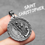 St. Christopher Pendant — Stainless Steel