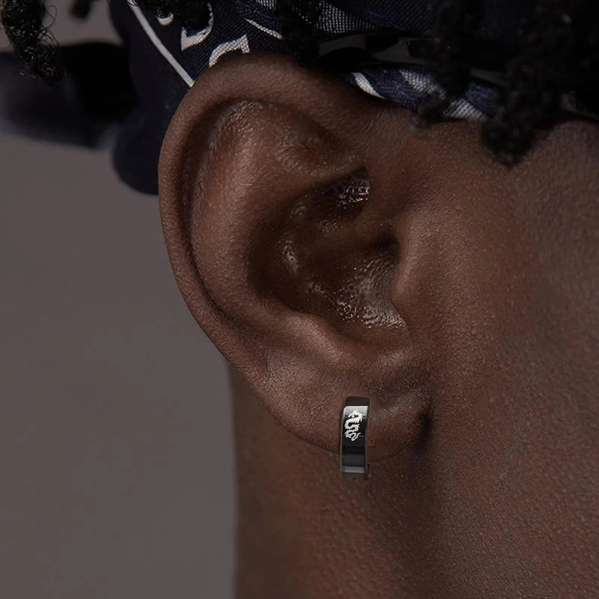 Dragon Non-Piercing Clip Earrings — Stainless Steel