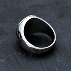 Vintage Hexagram Star of David Ring — Stainless Steel
