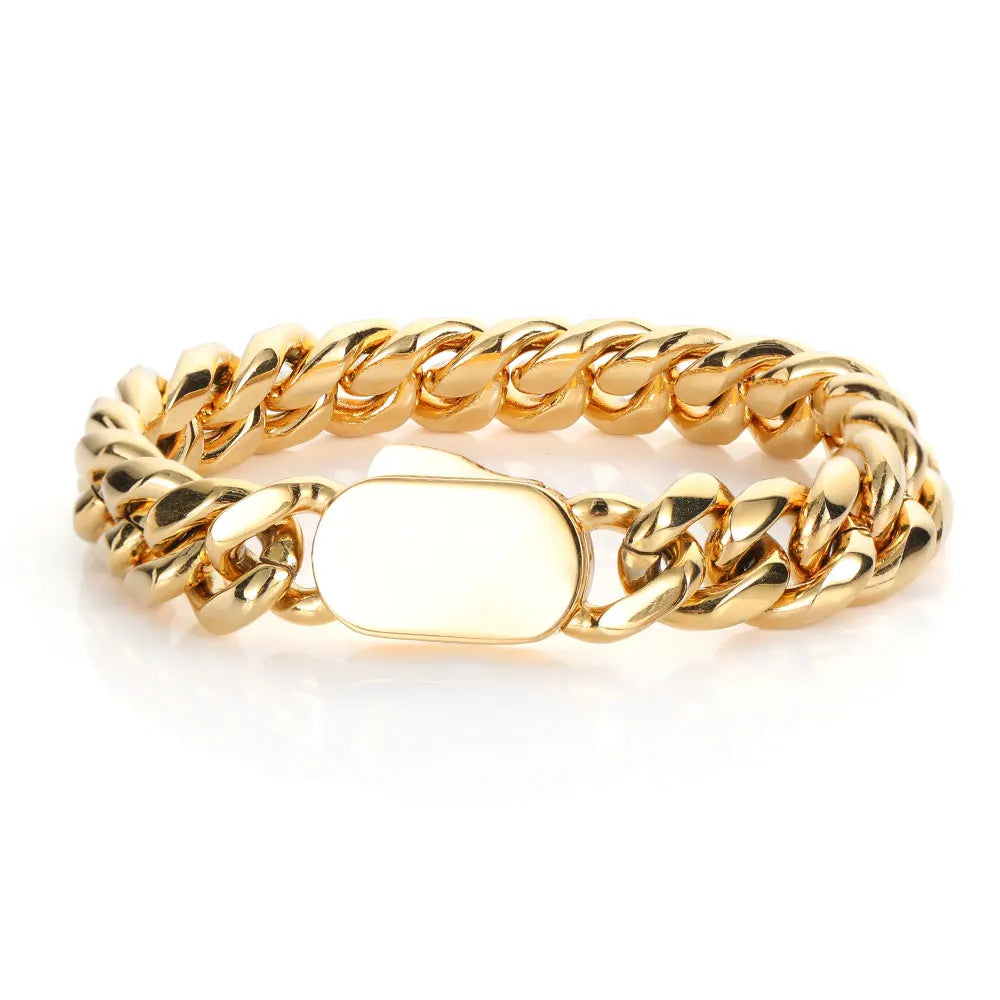 Stainless Steel Cuban Chain Necklace Miami