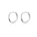 12MM Hoops Earrings For Men Jewelry Personality Silver Earrings Male Party Accessories
