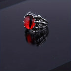 Retro Personality Evil Eye Dragon Claw Wolf Claw Adjustable Opening Rings for Men Halloween Punk Dark Style Finger Jewelry Gifts