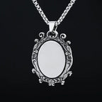 Lion Head Pattern Pendant Necklace — Stainless Steel