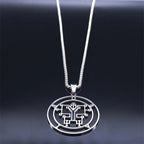 Demon Silver Pendant Seal Orias Women/men Satan
