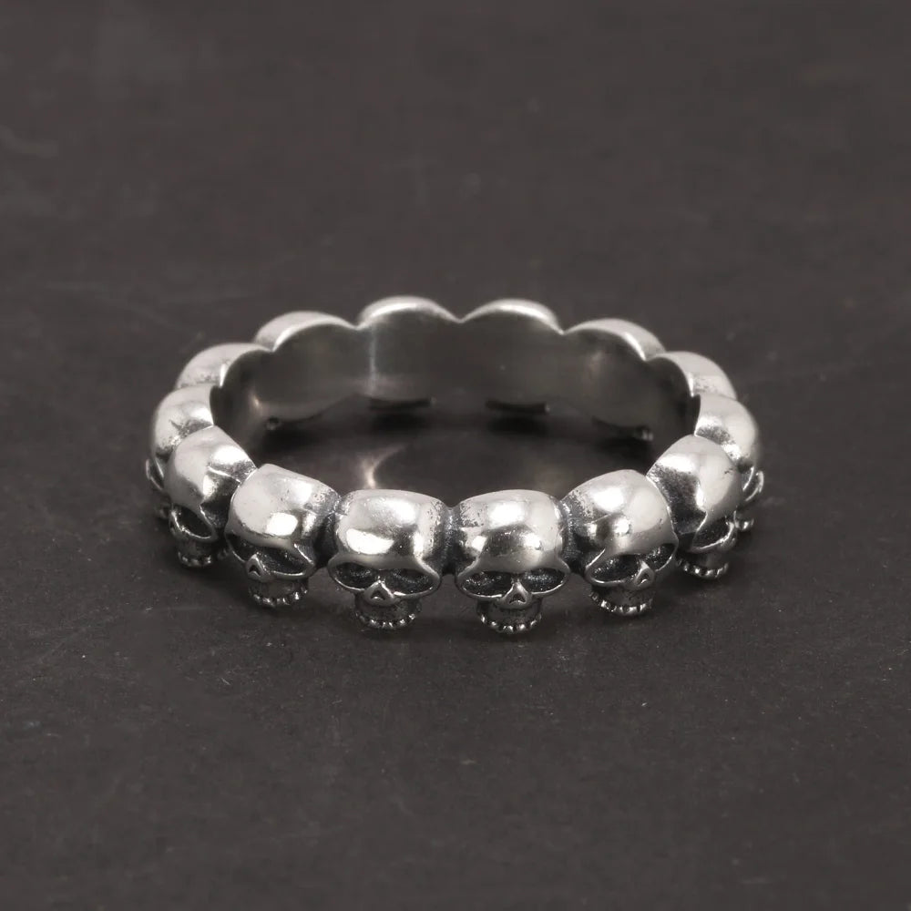 Skull Ring — 925 Silver Punk Couple
