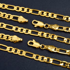 Cuban Link Chain Necklace — Gold-Tone Copper 5mm 22"