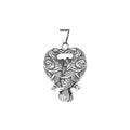 Odin Double Raven Pendant — Stainless Steel