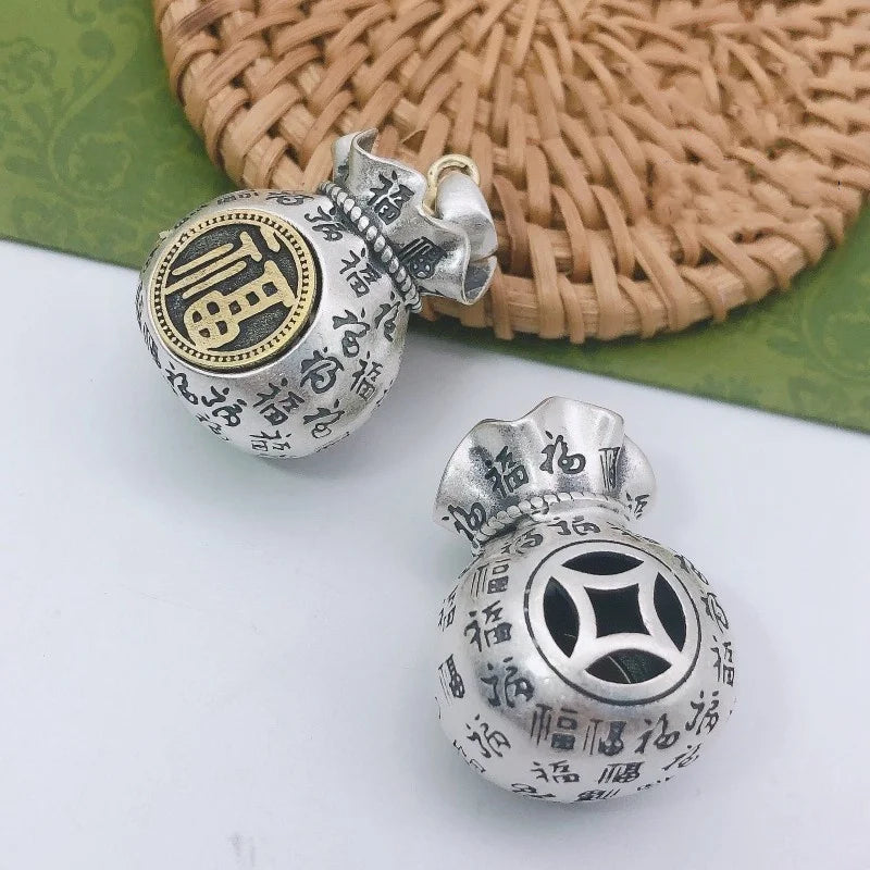 Lucky Amulet Gold Pendant Necklace