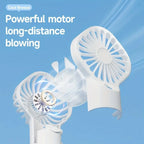 Handheld Mini Fan Air Conditioner USB Rechargeable Portable Mist Cooler Cooling Spray Humidifier Fan for