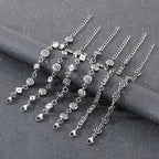 Vintage Gothic Ornate Charm Link Bracelet — Stainless Steel