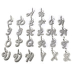 UWIN Baguettecz Letter Pendant for Women Iced Out Cubic Zirconia Infinity Cuban Chain Necklaces Fashion Hip Hop Jewelry for Gift