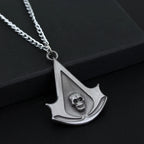 Fashion Metal Alloy Assassins Ezio Cosplay Pendant Necklace Knights Templar Iron Cross Necklaces For Men Women Connor