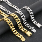 Massive Cool 20mm Width 70cm Long Chain Man Necklace 316L Stainless Steel Curb Cuban Link Chains On Neck Jewelry Men's