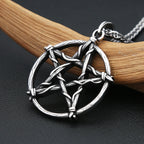 Star Steel Pendant Vintage David Punk Pentagram