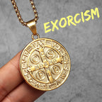 St. Benedict Pendant Necklace — Stainless Steel