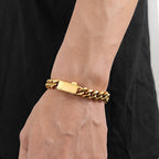 Stainless Steel Cuban Bracelet Miami Statement