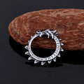 Stainless Steel Vikings Dragon Ouroboros Pendant Scandinavia Nordic Culture Rune Amulet Necklace Men's Punk Hip Hop