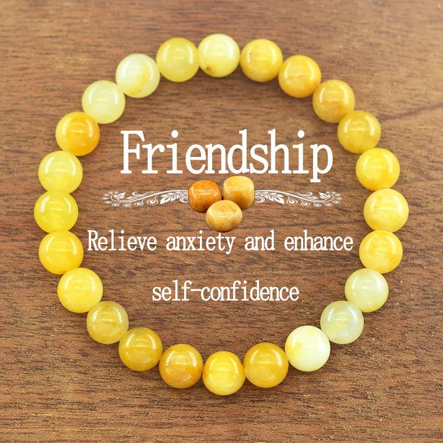 Multi-Color Bead Bracelet with Adjustable Length