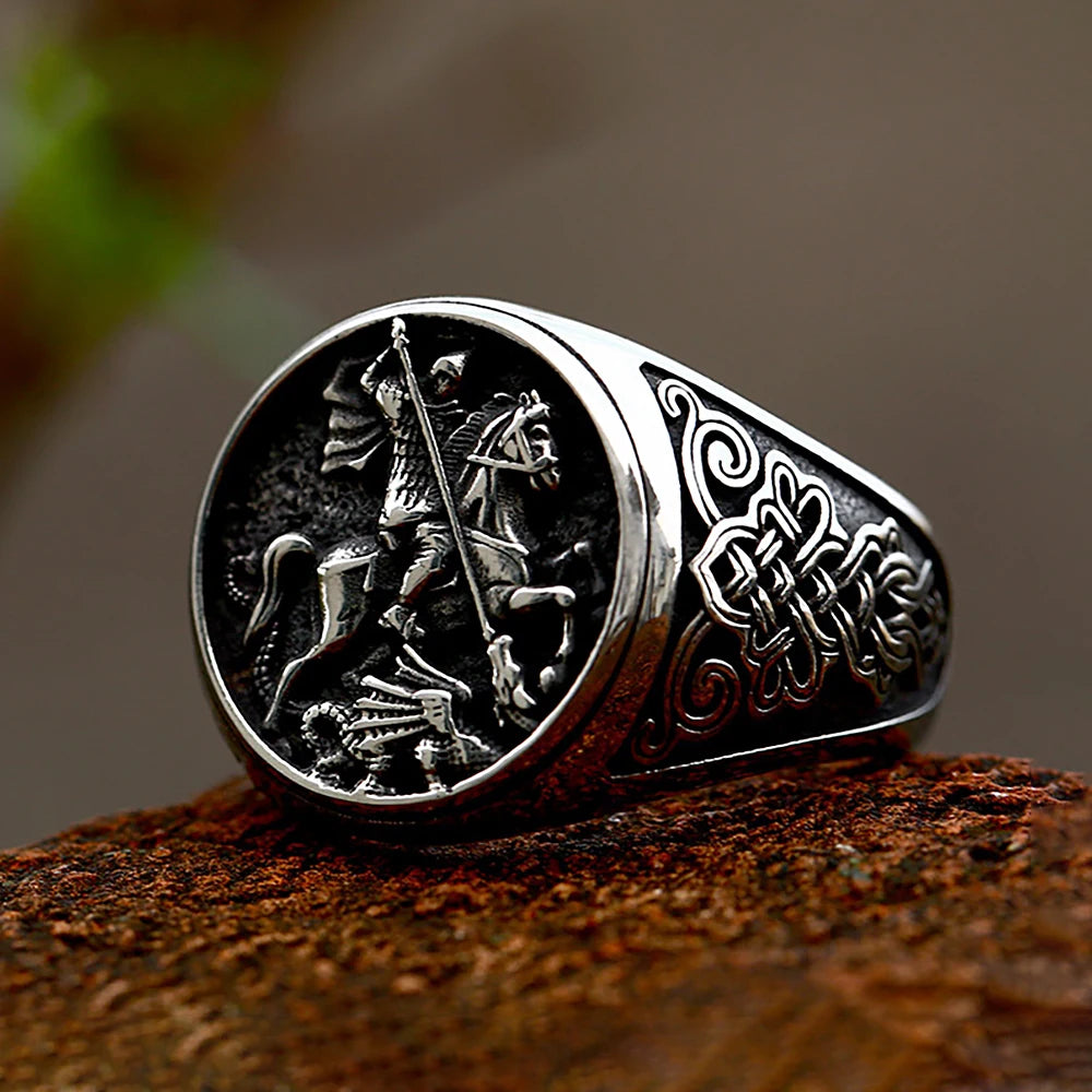 Ring Gothic Dragon Stainless Steel
