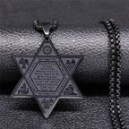 Star of David Solomon Necklace — Stainless Steel