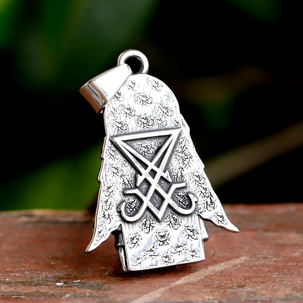 Anubis Stainless Steel Pendant Necklace