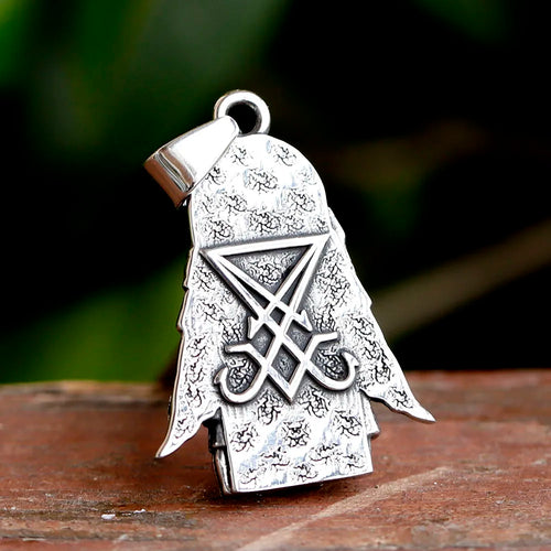 Anubis Stainless Steel Pendant Necklace