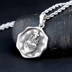 Heart of Thorns Cross Pendant — 925 Silver