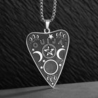 Stainless Steel Solomon Flower of Life Chakra Spirituality Necklace Archangel Sacred Geometry Metatron Pendant Jewelry Men Women