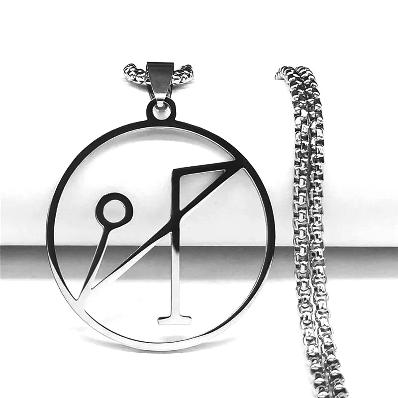 Archangel Michael Sigil Necklace — Silver