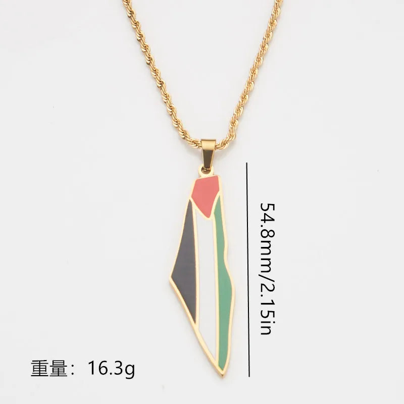 Palestine Flag Steel Pendant Series Palestinian