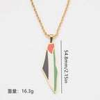 Palestine Flag Steel Pendant Series Palestinian