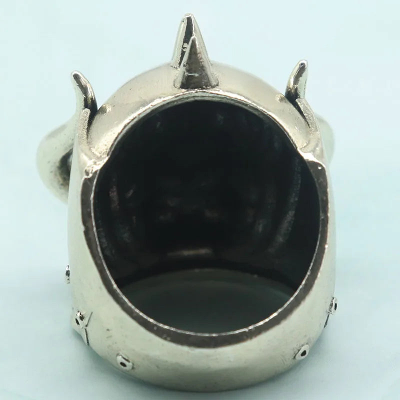 Buy 4 Get 1 Free Infernal Minotaur stainless steel For those who dare to channel darkness into unyielding strength Mens Rings