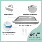 Multifunctional Rolled Ice Cream Maker Cold Sweet Fried Ice Pan DIY Household Frozen Yogurt Maker for Homemade Stir Fry