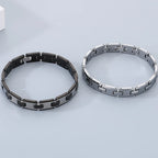 Never Scratched Tungsten Steel Men's Bracelets High Polished 10MM Width Link Chain Bracelet for Men Man Male Jewelry