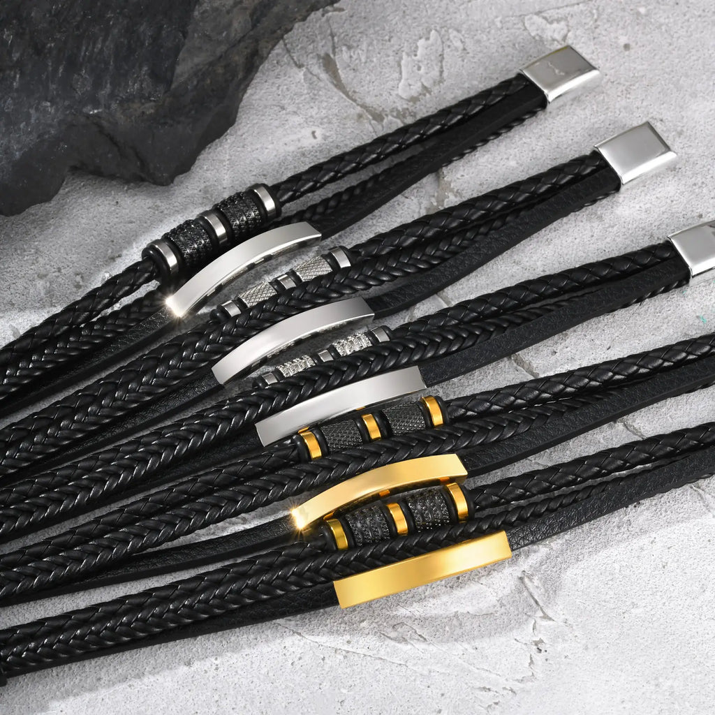 Braided Leather Bracelet